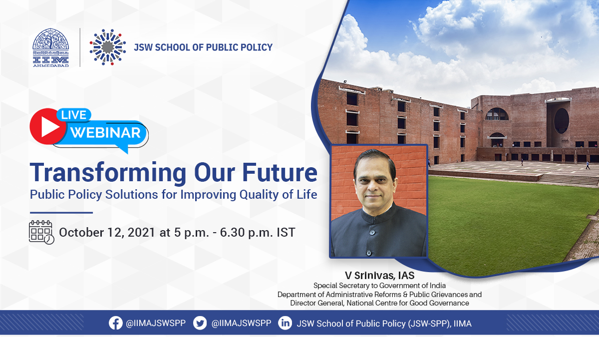 Transforming our future - public policy solutions for improving quality of life