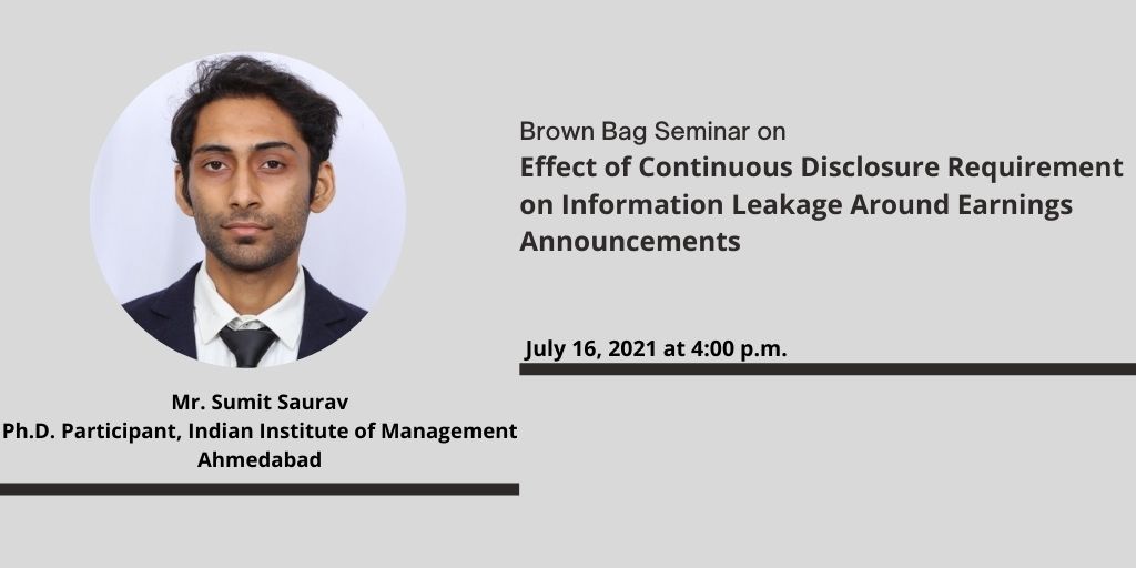 Effect of Continuous Disclosure Requirement on Information Leakage Around Earnings Announcements