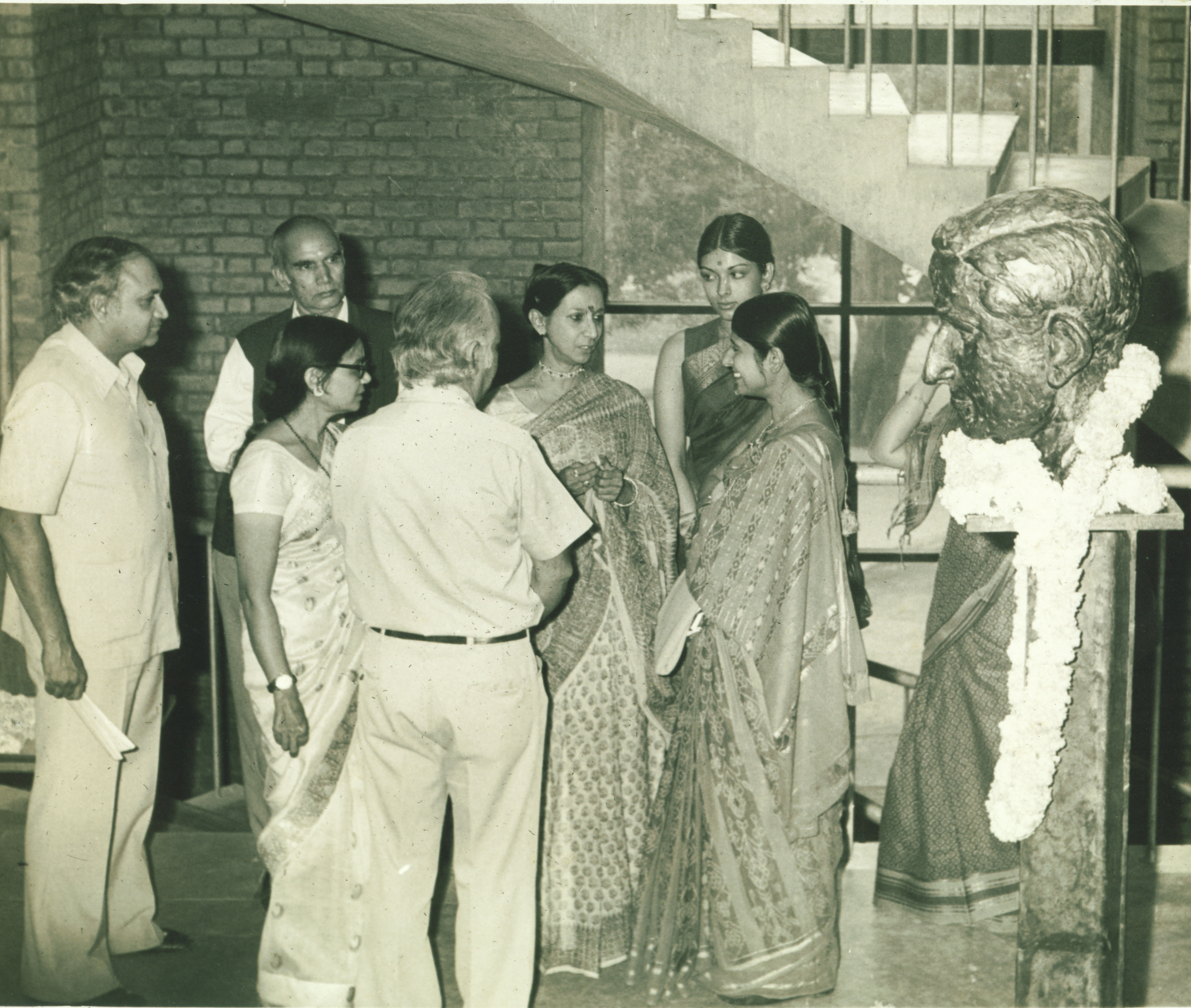  Keshub Mahindra, P N Haksar, Mrinalini Sarabhai, Mallika Sarabhai by IIMA Archives