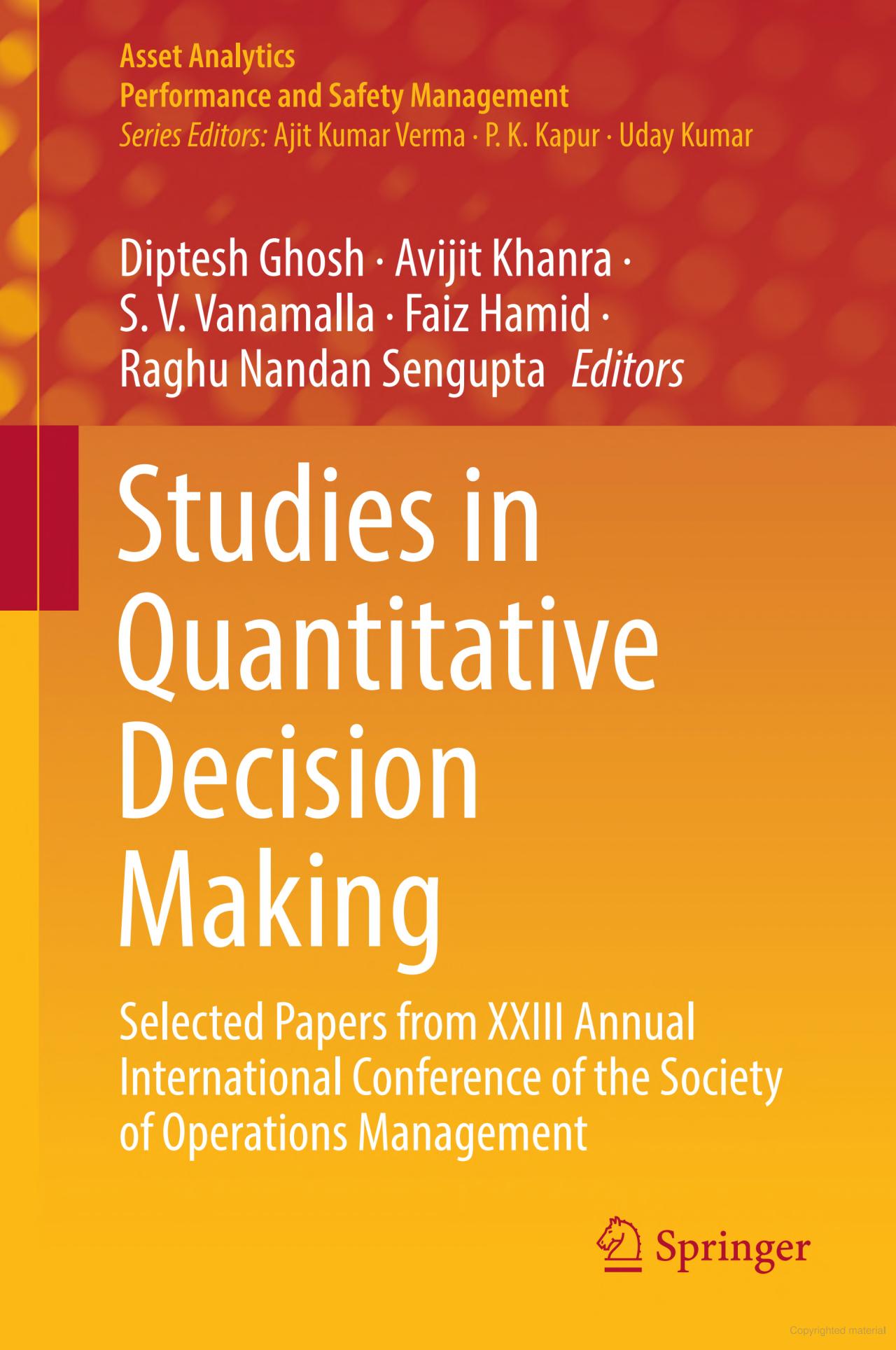 Studies in quantitative decision making