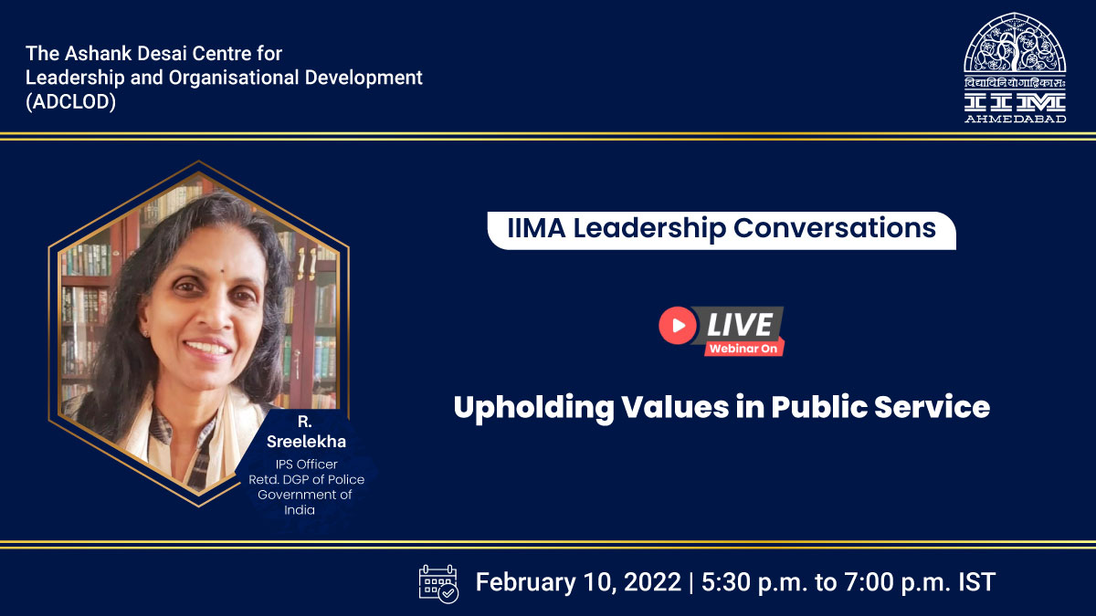 The Leadership Conversations on “Upholding Values in Public Service”
