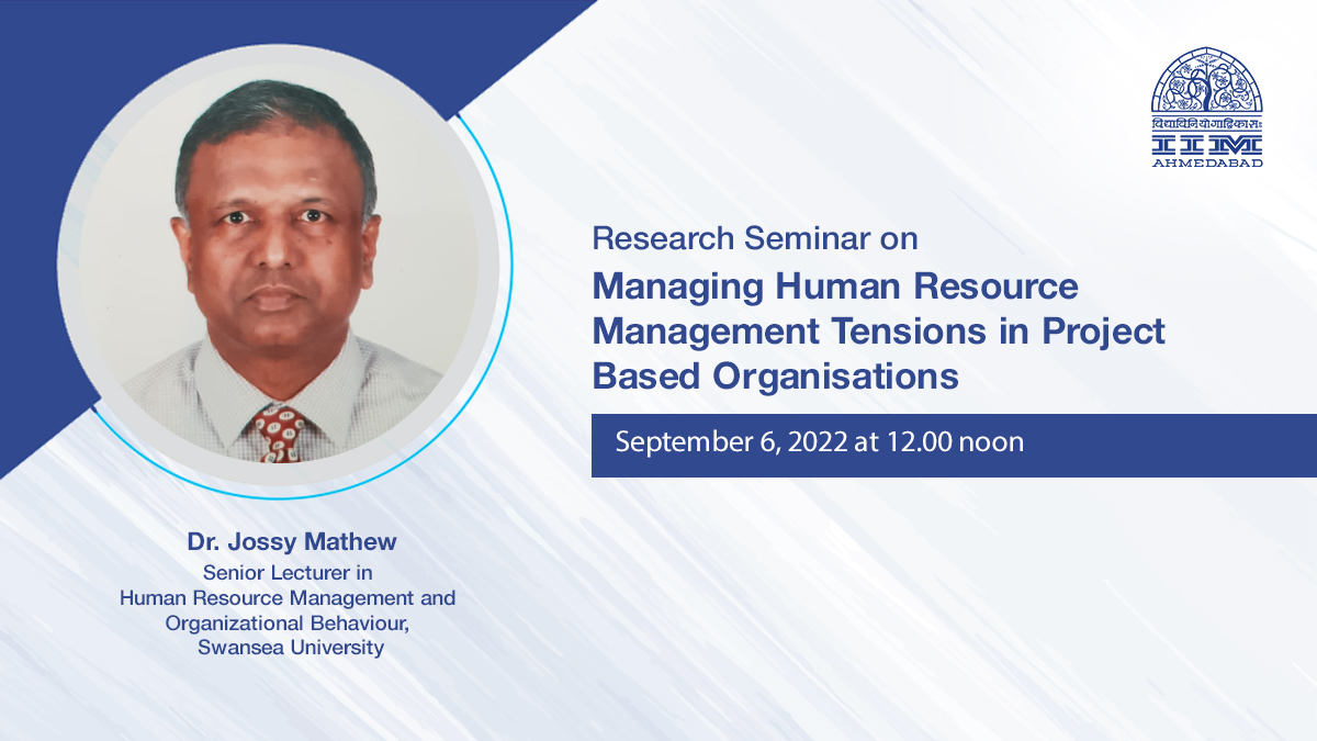 Managing Human Resource Management Tensions in Project based Organisations