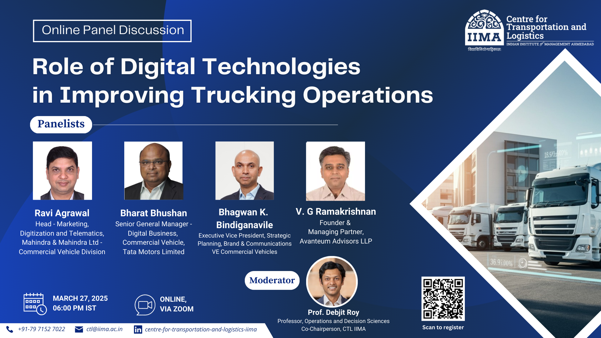 Panel Discussion on 'Role of Digital Technologies in Improving Trucking Operations'