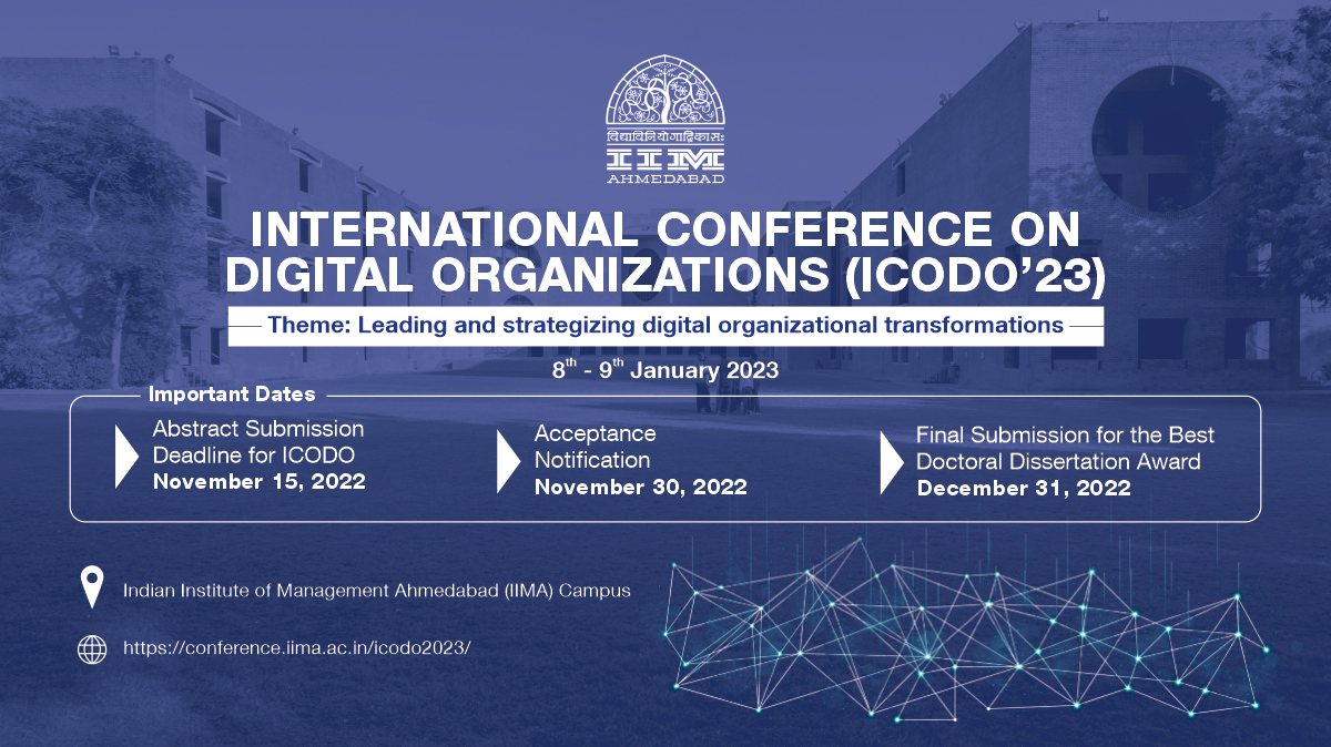 International Conference on Digital Organizations (ICODO'23)