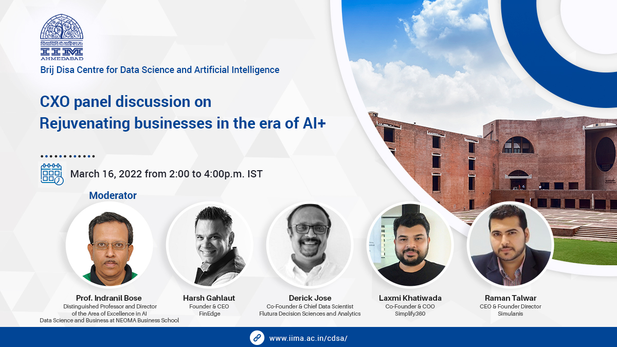 CXO panel discussion on rejuvenating businesses using AI+