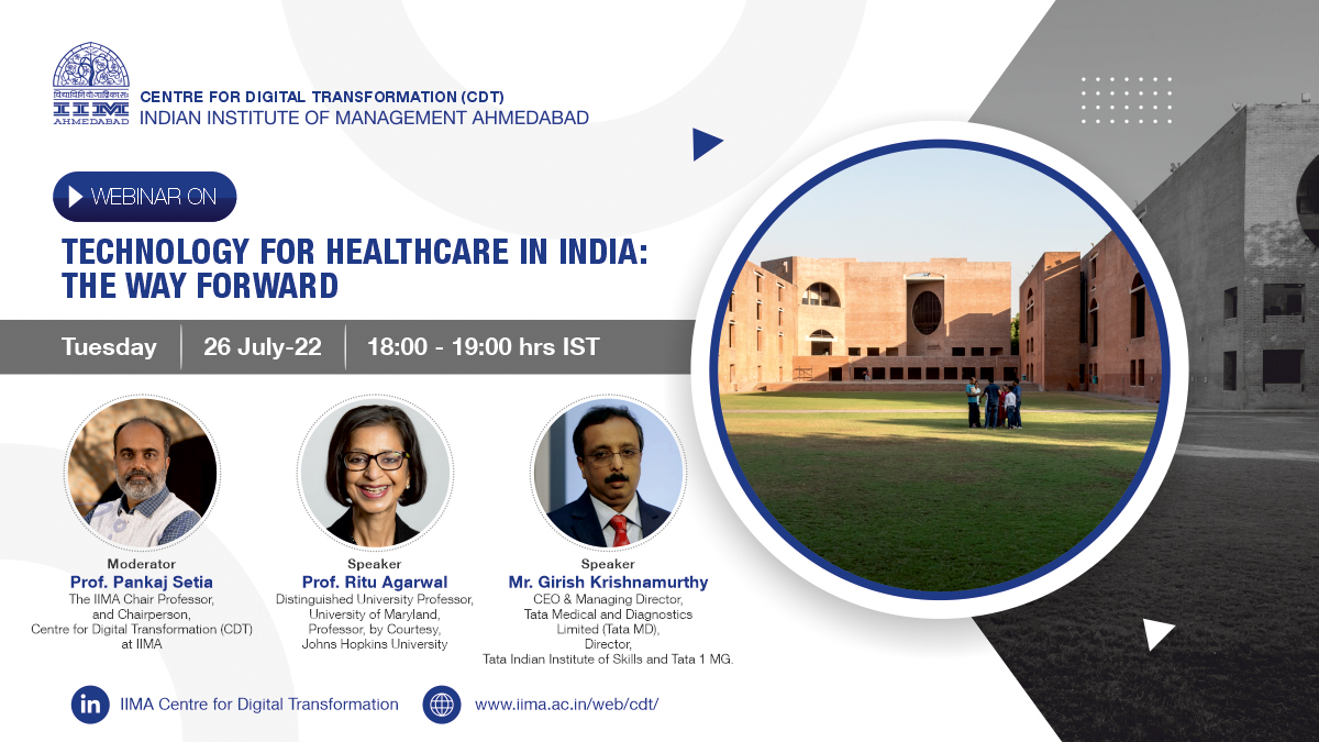 Technology for Healthcare in India: The way Forward
