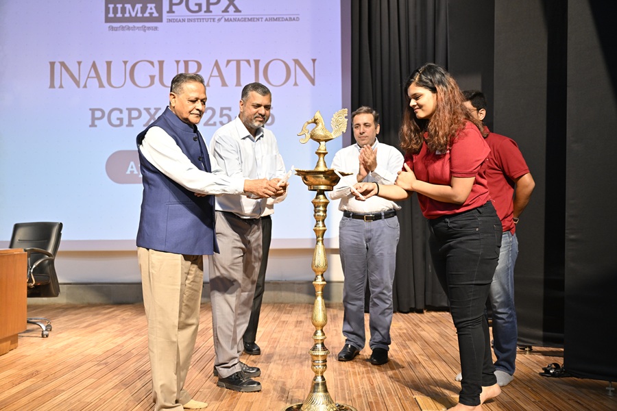  IIMA welcomes 20th MBA-PGPX batch
